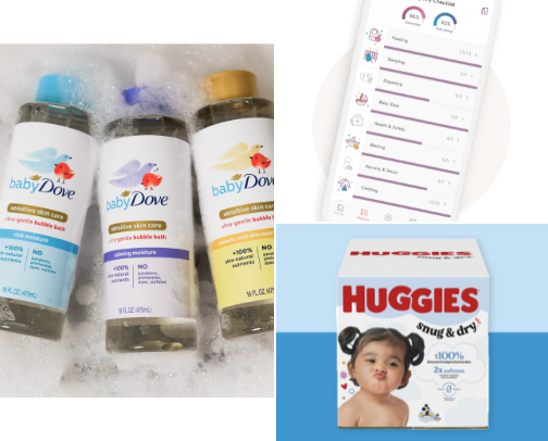 What to place on your Baby Registry cover photo collage