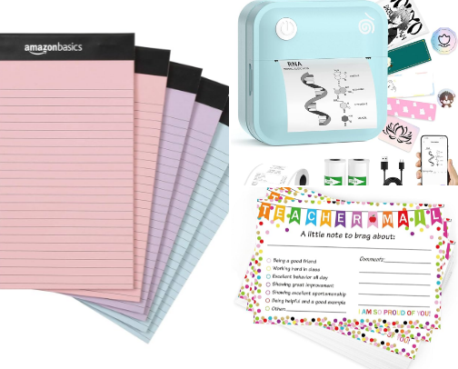 Important school materials for teachers cover photo collage