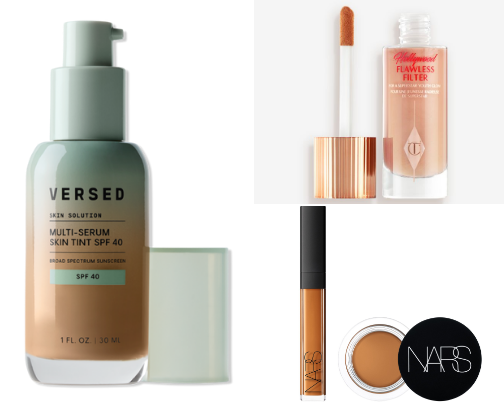 Bronzie makeup routine cover photo collage
