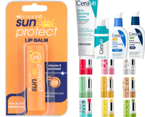 Skin care cover photo collage