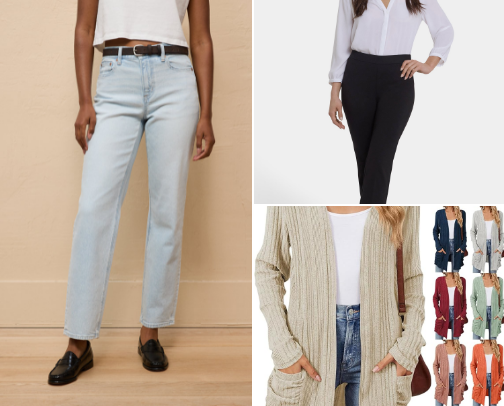 Comfortable but Put-Together Everyday Outfits for Women 40+ cover photo collage