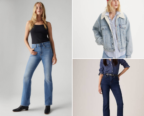 Favourite Levi's Items cover photo collage
