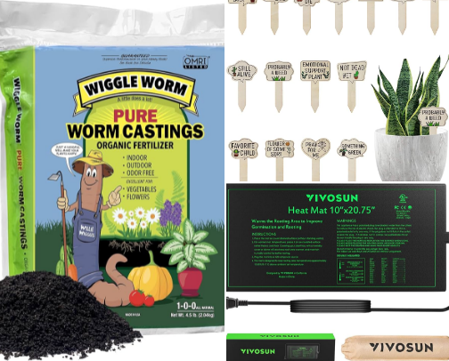 Beginner Seed Starting Kit: Everything You Need to Make Your Own Soil Mix” cover photo collage