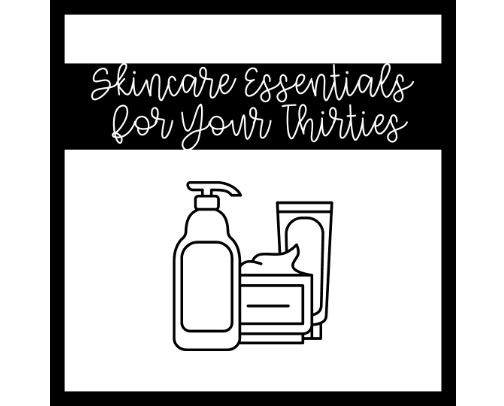 Skincare Products For Your 30's! cover photo collage