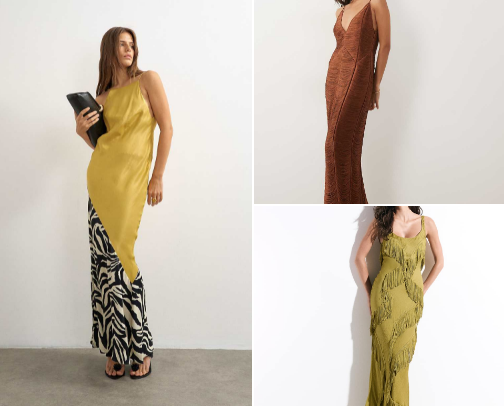 ASOS dresses for autumn weddings cover photo collage