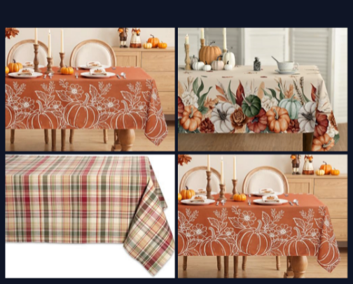 Everything I Use for a Cozy Thanksgiving Table cover photo collage