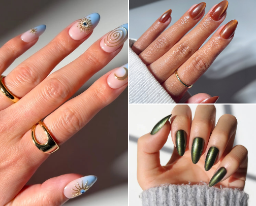 Must-Have Almond Press-On Nails for Soft & Alt Girls cover photo collage