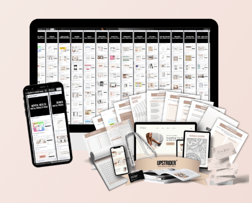Girl is time! Start your digital product Business step by step 💸 cover photo collage