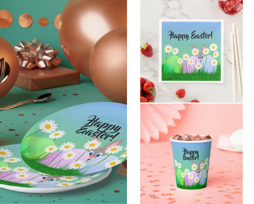 An Easter Full of Blessings cover photo collage