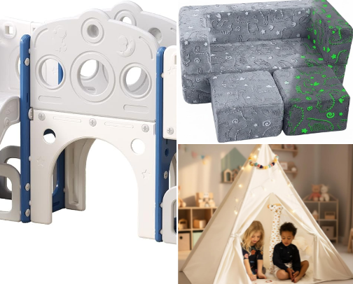 Playroom must haves! 12+ months cover photo collage