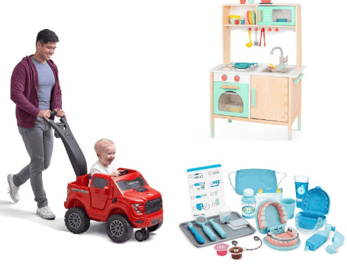 great toys/equipment for babies and toddlers cover photo collage