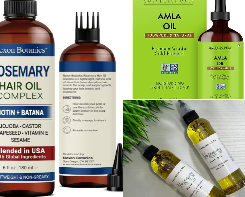 Best Affordable Hair Growth Products for Thinning & Natural Hair cover photo collage
