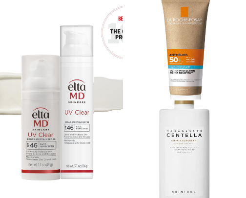 Best Suncreens for Sensitive Skin ☀️ cover photo collage