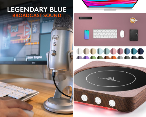 Aesthetic Desk Setup Ideas for Digital Marketing Baddies cover photo collage
