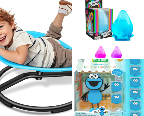 Play With Purpose: Sensory-Friendly Fun for Kids cover photo collage