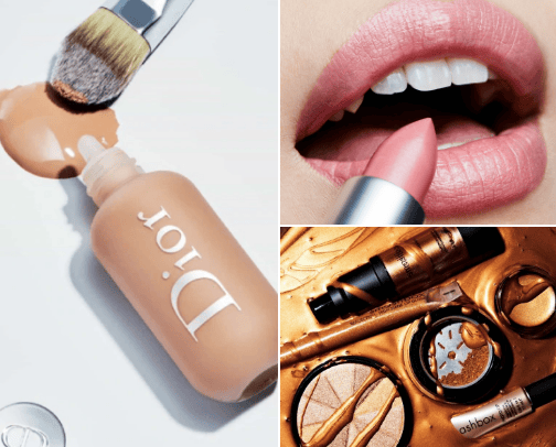 Makeup cover photo collage