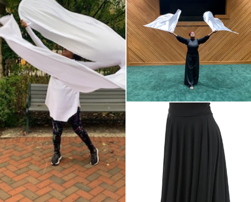Worship in Motion: dance and flag essentials cover photo collage