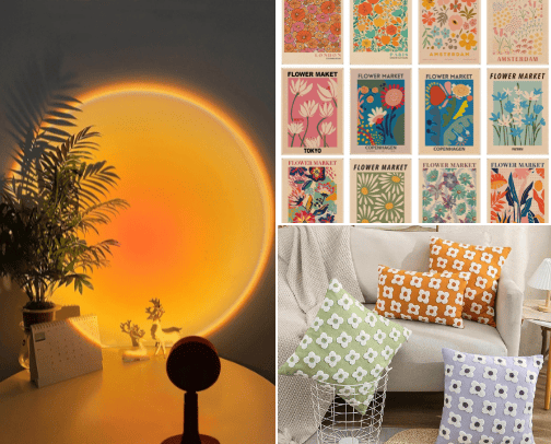 Home decor cover photo collage