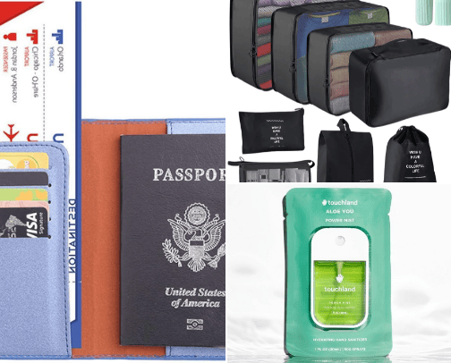 Travel essentials✈️ cover photo collage