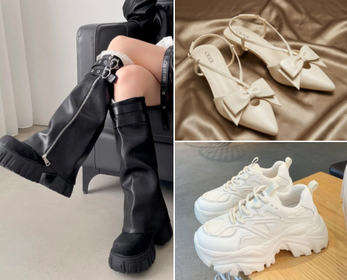 Streetwear Sneakers, Platforms & Boots cover photo collage
