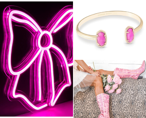 All the pink 🎀 cover photo collage