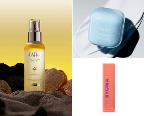 Skincare cover photo collage