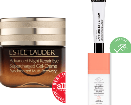 eye creams cover photo collage