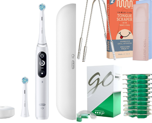 Dental Hygiene Products cover photo collage