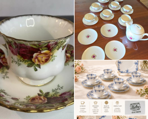 Vintage Inspired Tea Sets I Found After Years of Ugly Mugs cover photo collage