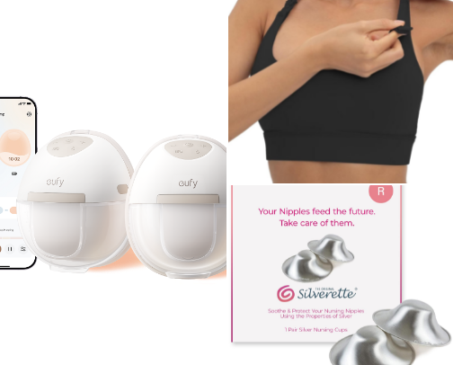 Breastfeeding With Ease cover photo collage