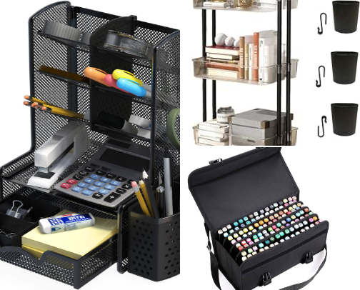Creative Desk & Office Organization cover photo collage