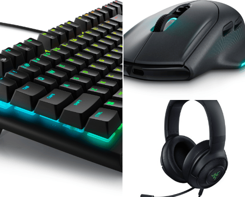 Gaming Accessories cover photo collage