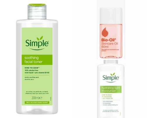 Sensitive Skin Care Products and Routine cover photo collage