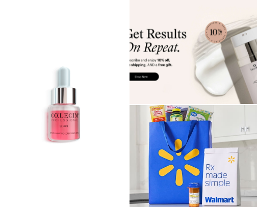 Health care and beauty cover photo collage