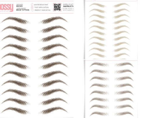 Instant Eyebrow Peel & Stick cover photo collage