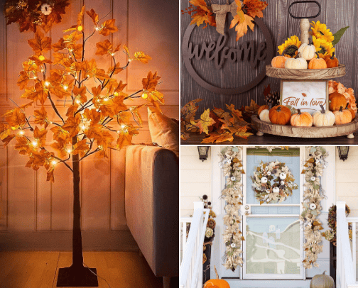 Cozy Fall Decor cover photo collage