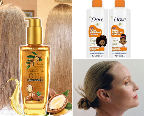 Hair treatment cover photo collage
