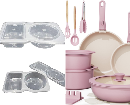 Kitchen items cover photo collage