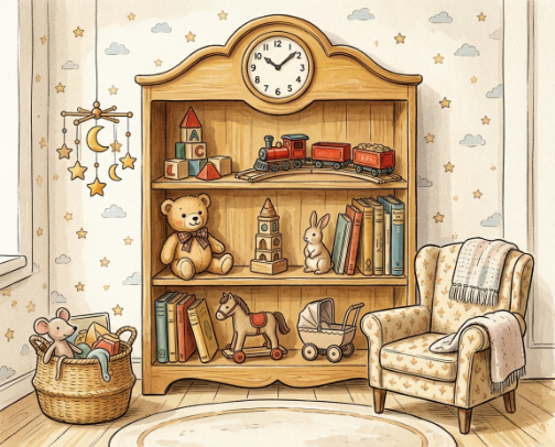 Retro Nursery Decor and Classic Toys - The Nostalgic Kids' Room Edit cover photo collage
