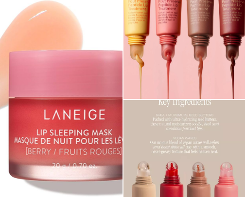 Lip Care💄 cover photo collage