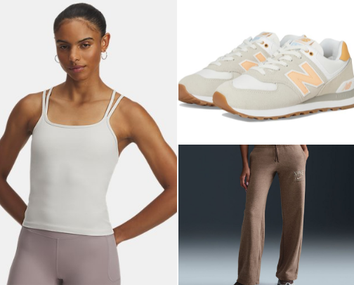 casual & stylish athletic wear cover photo collage