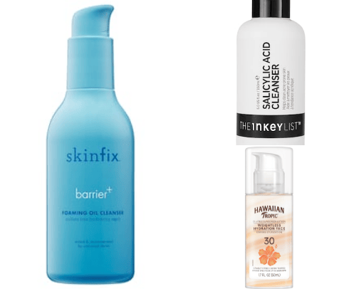 Skin care for oily skin cover photo collage