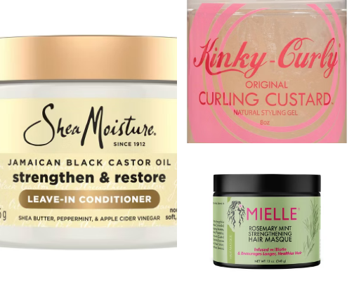 Hair & beauty products cover photo collage