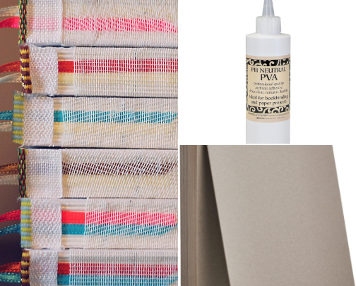 Book Binding Supplies cover photo collage