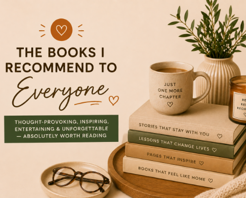 ❤️ The Books I Recommend to Everyone cover photo collage