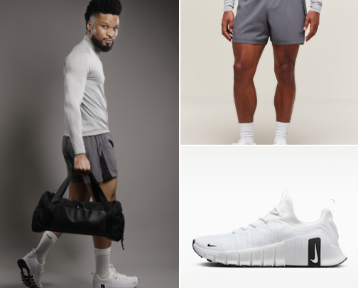 Gymshark Clean Grey Uniform cover photo collage