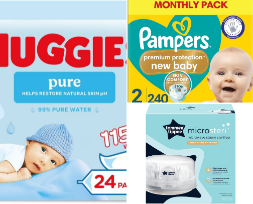 Must have items for new mums or mums to be! cover photo collage