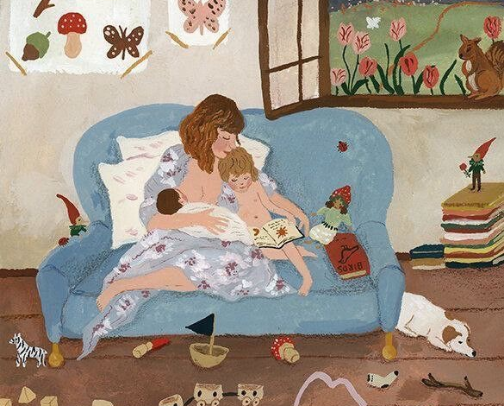 Mom Recs cover photo collage