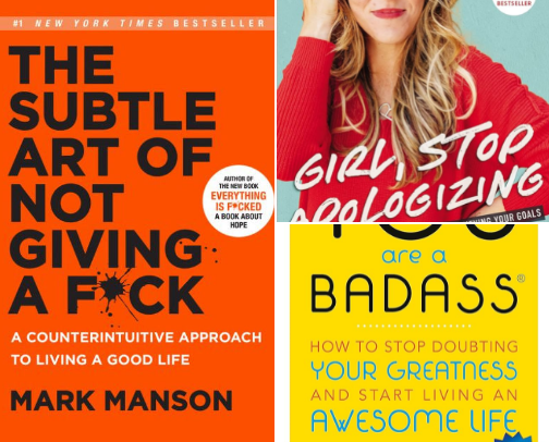 THE Women’s Reading List: Habits, Hustle, & Self-Mastery cover photo collage