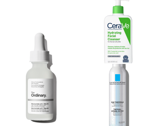 10 Skincare Products That Feel Expensive (But Aren’t) cover photo collage